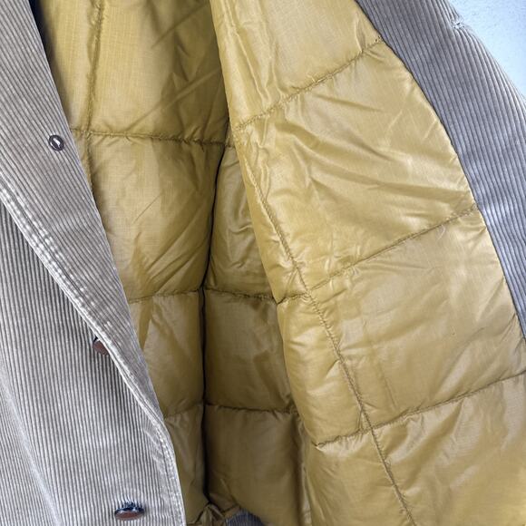 VTG‎ Men 50s Eddie Bauer Blizzard Proof Down Corduroy Jacket Coat USA Size 42 - Picture 8 of 8